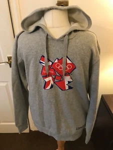 Adidas Felpa con Cappuccio Taglia L Team GB London 2012 Collezione Ufficiale Venue in Grigio - Foto 1 di 9