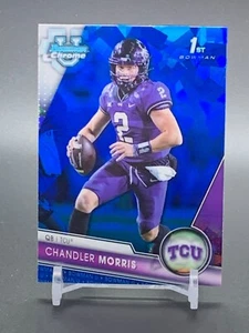 2023 Bowman Chrome University 1er zafiro #176 CHANDLER MORRIS TCU - Imagen 1 de 2