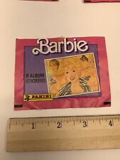 Vintage Mattel Barbie Doll Panini Sticker 6 Pack Album sticker set 1989