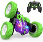 Spin Drift Charge RC Stunt Car 2.4G Double-sided Driving Remote Control Truck UK