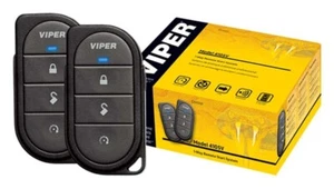 VIPER 4105V /  1-WAY REMOTE START SYSTEM W/ KEYLESS ENTRY & (2) 4-BUTTON REMOTES - Picture 1 of 7