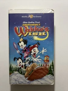 Animaniacs Wakko’s Wish Clamshell VHS Steven Spielberg Presents Warner Bro. 1999 - Picture 1 of 24