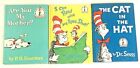 3- Dr. Seuss Books, Are You My Mother, The Cat In The Hat, I Can Read With My Ey