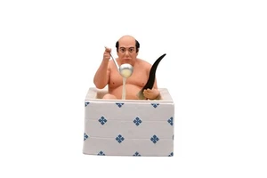 LINO BANFI Figura 6cm VASCA BAGNO Corno bue latte scremato SCENA FILM Cinemini - Picture 1 of 5