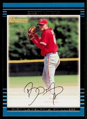 Tarjeta de béisbol 2002 Bowman #334 Brett Myers Philadelphia Phillies Foto 1 de 2
