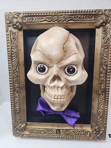 Halloween Genuine Gemmy Animated Scary Skeleton Skull Animated - Picture 1 of 5