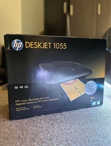 HP Deskjet 1055 All-in-One Printer – Print/Scan/Copy – USB Cable Include - Picture 1 of 5