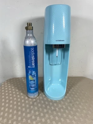 Máquina para hacer refrescos de agua con gas Sodastream Fizzi SPT-001 - azul con CO2 Foto 1 de 4