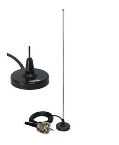 Antenna VHF With 2.5" Magnet Mount PL259 Unity Gain 1/4 Wave For Mobile Radio - Picture 1 of 3