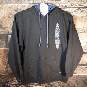 Top Heavy Hoodie Kids Large Sweatshirt Hidden Pocket Skate Grunge Y2K Vintage - Picture 1 of 7