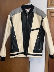 Ferris Bueller's Day Off Faux Leather Bomber Jacket Mens Size M Cosplay Costume - Picture 1 of 4