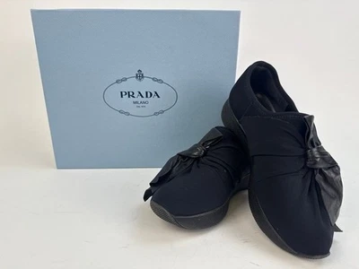 Prada Calzature Donna Nero Neopreno + Napa Mujer US 5 EU 35 Foto 1 de 4