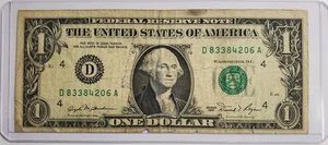 Vintage Serie 1981 1 Dollar One Dollar Schein alter Schein - Bild 1 von 2