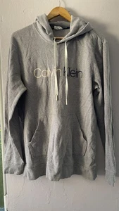 Calvin Klein Hoodie grau mit Fronttasche, Gr. M - Bild 1 von 6