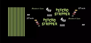 Universal 1/64 Decals For Hot Wheels '55 Chevy Gasser PSYCHO STRIPPER 220 - Picture 1 of 4