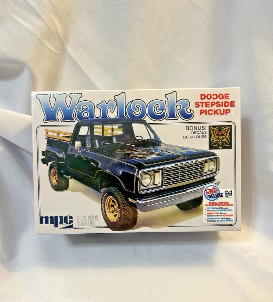 MPC DODGE WARLOCK Stepside PickUp model kit NEW IN FACTORY SEALED BOX - Image 1 of 4