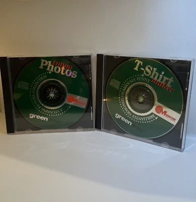 2x Software - Tshirt Maker & 10000 Photos PC CD-ROM Greenstreet Software - Image 1 of 4