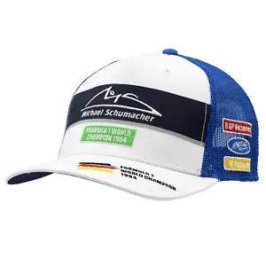 Michael Schumacher Collection Trucker Cap World Champion 1994 White ADULT - Picture 1 of 4