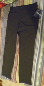 NWT Chaps Polo Black Slimming Fit Dress Pants Womens 4 - Picture 1 of 3