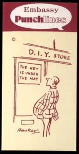 Tobacco Card, Wills, Embassy, PUNCHLINES, Punch Cartoons, 1983, #S30 - Picture 1 of 2