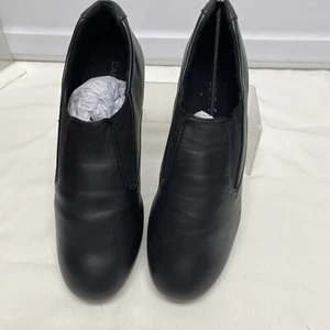 Neu im Karton Capezio Cadence Slipper Leder Steppschuh CG19, schwarz, Größe 9,5 M - Bild 1 von 3