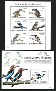 Comoro Islands 2009 Birds | Kingfishers #1089-1090 VF-NH CV $30.00 - Picture 1 of 1