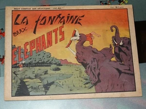 LA FONTAINE DES ÉLÉPHANTS - Rovic - 1945 - RÉCIT COMPLET - Picture 1 of 1