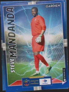 FOOTBALL  CARTE 3D Bleus - Collector Carrefour - 2014 STEVE  MANDANDA  2/24 - Foto 1 di 1
