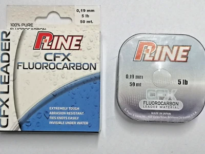 Filo pesca P-LINE CFX FLUOROCARBON 50 m 0,19 mm 5 Lb per terminali FA322 - Immagine 1 di 4