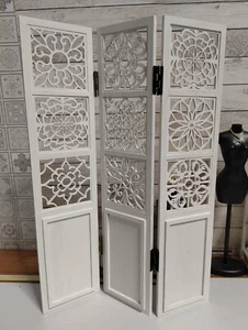 1/6 12” Doll Handmade Furniture White Screen for Fashion Royalty Poppy Parker - Picture 1 of 1