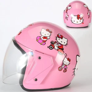 SANRIO HELLO KITTY SAFETY HELMET BIKING SNOWBOARDING MOTORCYCLE SPORTS GIFT CUTE - Picture 1 of 3