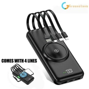 10000mAh Portable Power Bank Wireless Charger Fast Charging Magnetic Charger - Picture 1 of 13