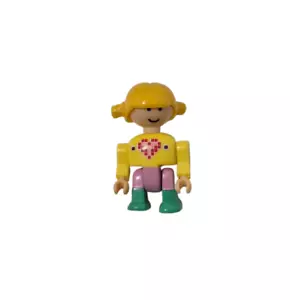 PLAYMOBIL VINTAGE PLAYMOBIL BLONDE GIRL FIGURE TOY 1970S-1980S - Picture 1 of 1