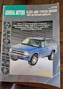 Chilton General Motors Repair Manual Blazer/Jimmy/Typhoon/Bravada 1983-95 #8139 - Picture 1 of 10