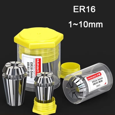 ER16 Clamping 1~10mm Spring Collet for CNC Milling Lathe Tool Engraving Machine - Image 1 of 3