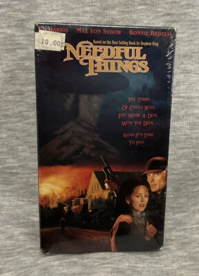 Needful Things VHS Tape Ed Harris Stephen King Horror - Image 1 of 4