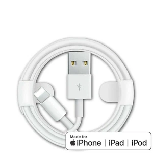 USB Charger For Apple iPhone Fast Long Cable USB Lead 8 X XS XR 11 12 13 14 Pro - Zdjęcie 1 z 5