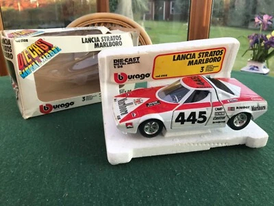Lancia Stratos Marlboro 1:24 Die Cast Metal Model by Bburago - Image 1 of 4