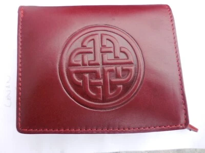 Cartera para mujer Cailtin, nudo celta, roja, Lee River Foto 1 de 3