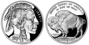 (1) 2001 American Buffalo $1 Commemorative Proof Silver Dollar (CAPSULE ONLY) - Picture 1 of 1