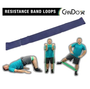 CanDo 30" BLAU HEAVY LOW PUDER LATEX TRAININGSSCHLAUFE Ganzkörpertraining Gym Band - Bild 1 von 6