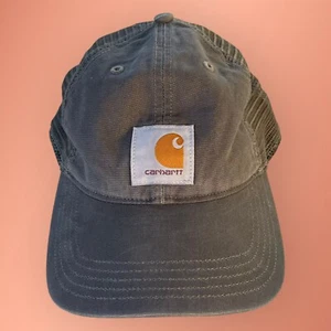 Vintage Y2K Carhartt Hat Mens One Size Fits All Adjustable Snapback Mesh Trucker - Picture 1 of 5