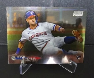 2023 Topps Stadium Club Baseball Chrome Josh Jung No. 27 Rangers - Picture 1 of 2