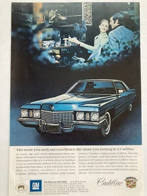 Cadillac Coupe de Ville 1972 anuncio impreso Foto 1 de 2