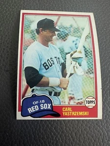 1981 Topps Carl Yastrzemski #110 Boston Red Sox (T) - Picture 1 of 2