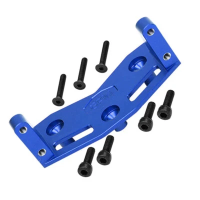 GPM 1/5 Aluminum 7075 Alloy Steering Servo Mount Plate Blue for Losi 1/8 LMT - Image 1 of 4