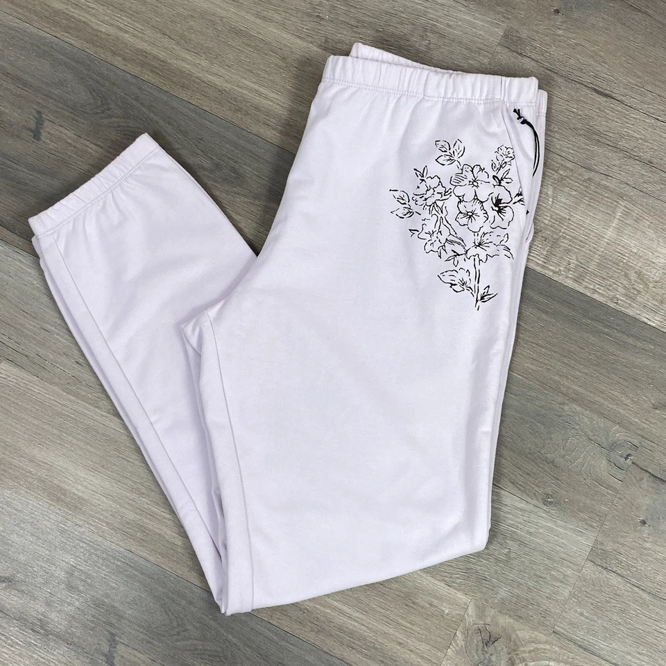 Wildfox Blooms Rory Pants Joggers Sweatpants Med