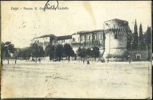 1920 - Lugo - Piazza G. Garibaldi e Castello - Foto 1 di 1