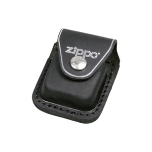 Zipppo Tasche aus Leder Schwarz mit Schlaufe - Bild 1 von 3