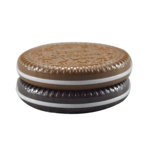 Espejo cosmético compacto de bolsillo para galletas de chocolate de moda con peine de maquillaje - Imagen 1 de 12